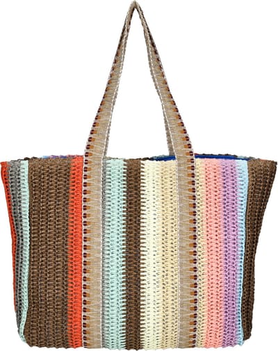 Enrico Benetti Shopper Dames - Schoudertas - Raffia - Marbella - Print
