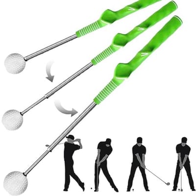 Intrekbare Golf Swing Trainer voor Beginners - Verbeter je Golfvaardigheden