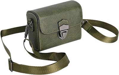 Camera Tas voor Canon Powershot en Sony RX100 Series, Retro PU Bescherming met Drie Draagmethoden, Geschikt voor G7X Mark III en Ricoh GR III