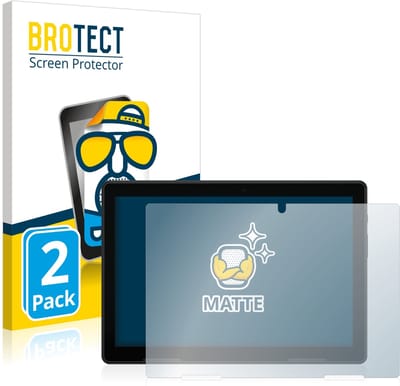 BROTECT - Screenprotector voor MEDION Lifetab E10802 - Folie Beschermfolie matte 2 Stuks