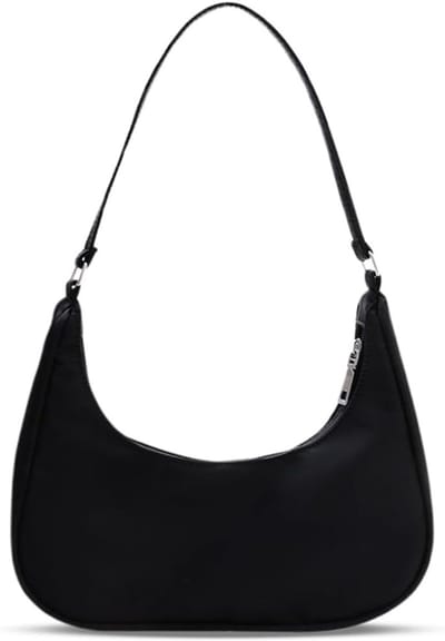 Elegante Vintage Schoudertas voor Dames - Kleine PU Leren Handtas uit de Jaren '90, Perfect voor Dagelijks Gebruik en Avondjes Uit