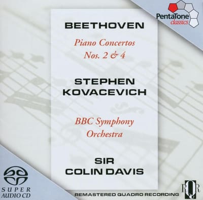 Stephen Kovacevich, BBC Symphony Orchestra, Sir Colin Davis - Beethoven: Piano Concertos Nos. 2 & 4 (SACD)