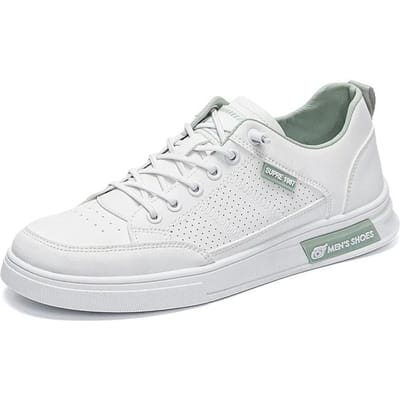 Mode Witte Heren Sportschoenen Platform Dikke Zool Veelzijdige Casual Sneakers Ademend Lichtgewicht Hardloopschoenen Tennisschoenen 39 white