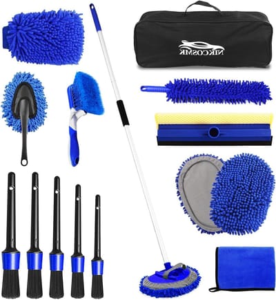 Auto Wasborstel Kit - Autoborstel Set - Auto Reinigen - Compleet Onderhoud - 163 kg - Niet gespecificeerd
