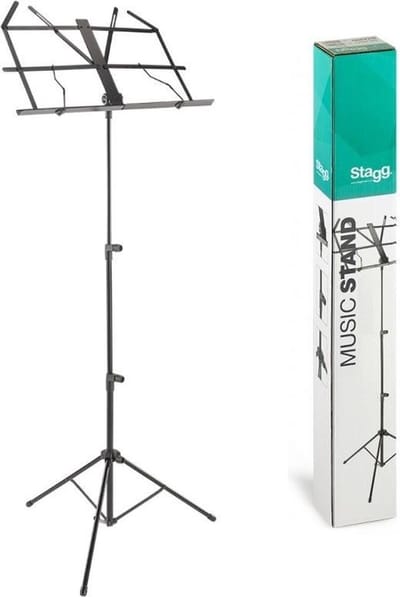 Lessenaar voor bladmuziek muziekstandaard - met tasje