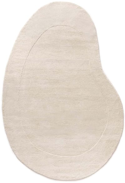 Organisch vloerkleed wol - Flyt Pebble ivoor 160x240