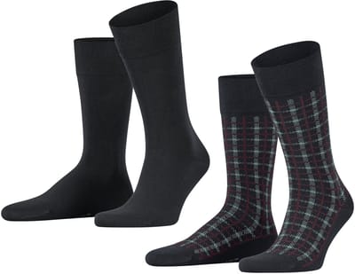 Esprit Sokken Multi Check 2-Pack