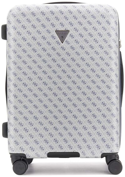 GUESS trolley Jesco 22 In 8-Wheeler Exp. Slate Logo Lichtgrijs 64cm