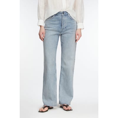 Comma  Jeans Blue Denim Size: 36 | Straight Pants Outlet | Dames | Blauw