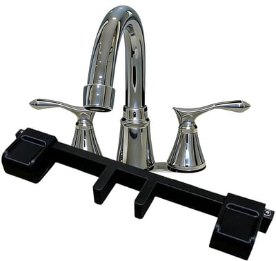 Kraanhandgreep Slot - Kraanbeveiliging Dubbel - Kinderen Buiten Houden - Universele Pasvorm - 25 cm - Wit