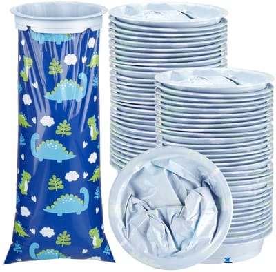 spuugzakken met ring, 10 stuks, poepzakjes, auto, wegwerp, braakzak, ondoorzichtig, voor onderweg, spuugzakken voor kinderen en volwassenen, 1500 ml