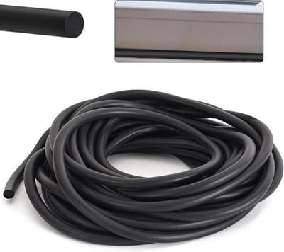 5 meter rond afdichtkoord van EPDM, Ø 4 mm, voor het afdichten van voegen en kieren in deuren, ramen en muren, duurzaam en weerbestendig afdichtmateriaal