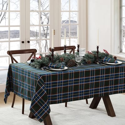 Tafelkleed - Tafeldecoratie - Feestelijke Dagen - 100% Katoen - Tartan Patroon