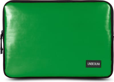 MacBook Air 15 inch hoes van gerecycled materiaal - Groene laptop sleeve/case (2026)
