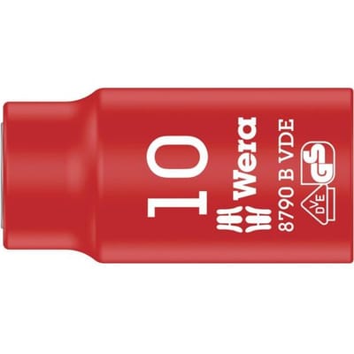 Wera 8790 B VDE 05004954001 Dop (zeskant) VDE-dopsleutelinzet Geïsoleerd 10 mm 3/8 10 mm 3/8 (10 mm)