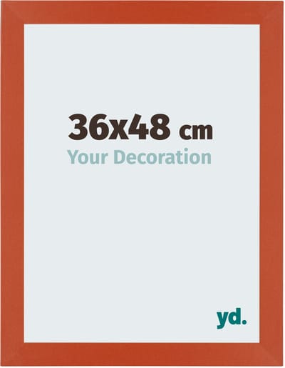 Your Decoration - Fotolijst 36x48 cm - MDF - Oranje - Mura
