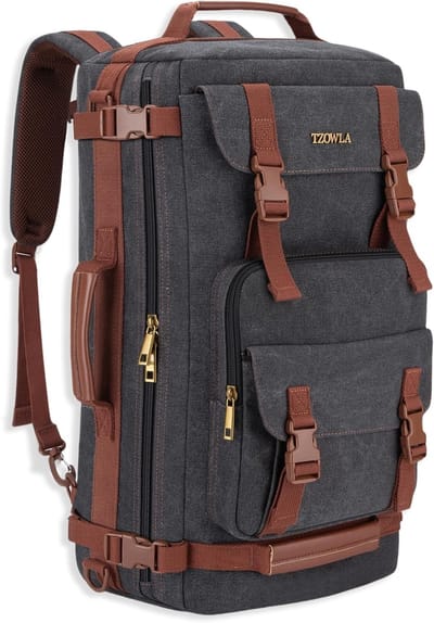 3-in-1 Reis Rugzak en Weekendtas voor Heren en Dames - Geschikt voor 17 Inch Laptop