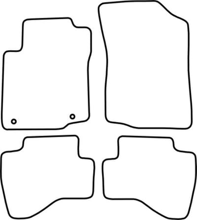 Automatten | Mattenset Citroen C1 - 2010 - 2014