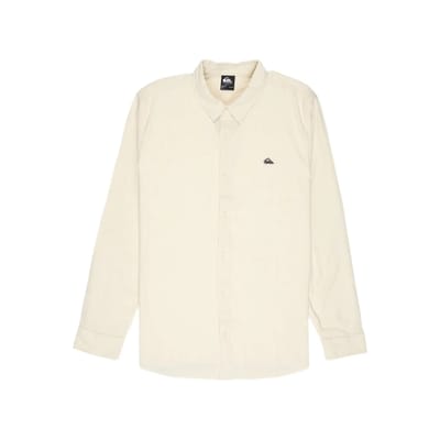 Quiksilver Mw Premium Stretch Overhemd Met Lange Mouwen Beige L Man