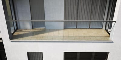 Dakrandprofiel Connector - Afwerking Balkon - Terras Dichting - Corrosiebestendig Materiaal - 1x1x1 cm - Grafiet