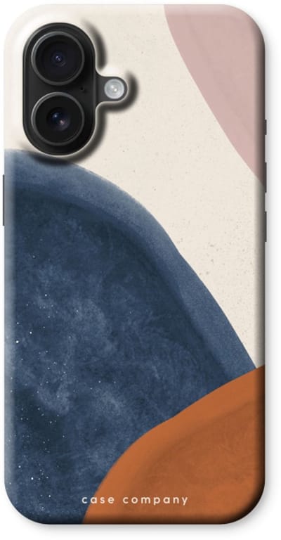 Case Company® - Hoesje geschikt voor iPhone 16 hoesje - Geo #1 - Tough Case - Maximale Bescherming alle Kanten en Schermrand