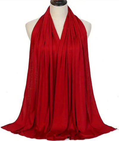 Bovista Hoofddoek - Hijab - Dames - Abaya - Sjaal - Islamitische Kleding - Moslim Kleding - Alhamdulillah - Wijnrood
