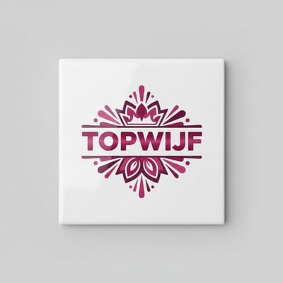 Topwijf Waarderende Tekst Tegel – Stijlvolle Woondecoratie Cadeau – 15 x 15 cm