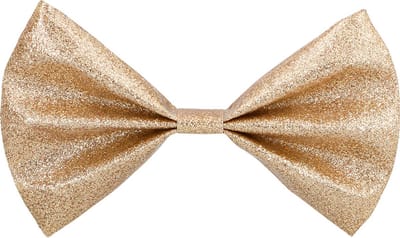Boland - Vlinderstrik Glitter goud Goud - Volwassenen - Mannen - - Glitter and Glamour- Toppers