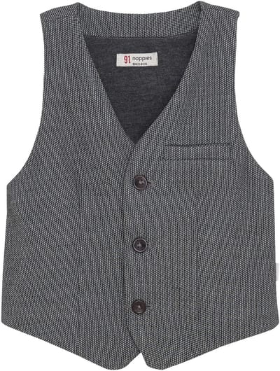 Noppies Vest Rumson - Grey Melange - Maat 98
