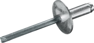 GOEBEL® - 500 x Blindklinknagels (Ø x L) 4 x 8 mm - Staal verzinkt / Staal verzinkt - Grote kop - STANDARD - 7081240800 - Popnagel