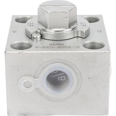 Vanne Déviatrice 3 Voies pour Accélérateur de Mini-Pelle Pièces de Rechange avec Vis