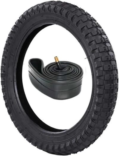 20x2.4 Fietsband met Punctuurresistente Technologie, Versterkte Zijwand, Dik en Duurzaam Rubber, All-Terrain Profiel, Tubeless Ready for BMX, Fatbike, Fietsen in de Stad en Off-Road