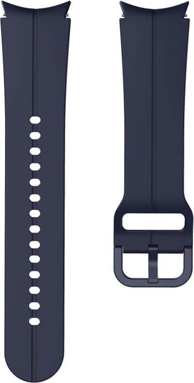 Siliconen bandje - geschikt voor Samsung Galaxy Watch 7 / Watch FE / Watch 6 / Watch 6 Classic / Watch 5 / Watch 5 Pro / Watch 4 / Watch 4 Classic - marineblauw