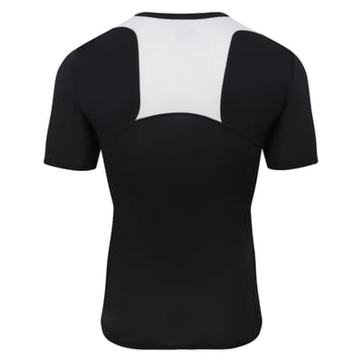Umbro Unisex Elite V-hals Base Layer Top voor volwassenen (Zwart)