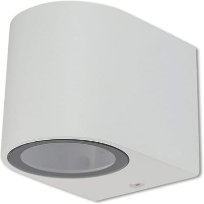 Aluminium Wandlamp Wit - Buiten- en Binnenlamp met IP44-classificatie