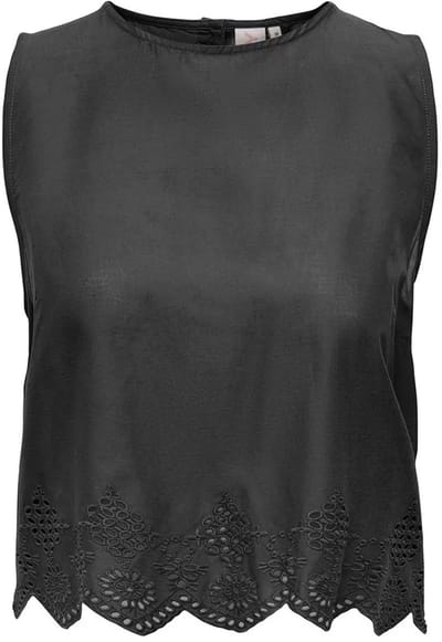 Only Bondi Sl Mouwloze Blouse Zwart XL Vrouw