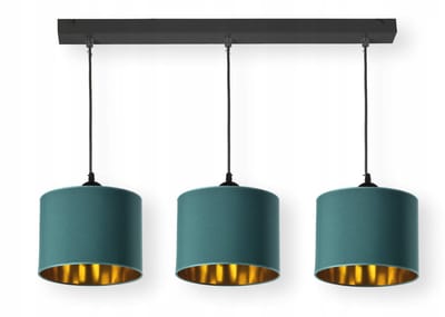 Luxe Hanglamp Midnight Gold - 3xE27 - Goud
