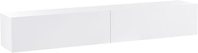 GLADSTONE - Wandgemonteerd TV-meubel - Wit - 180 cm - Vezelplaat