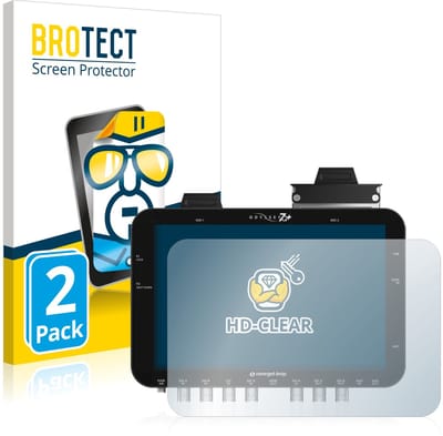BROTECT - Screenprotector voor Convergent Design Odyssey 7Q+ - Folie Beschermfolie transparant 2 Stuks