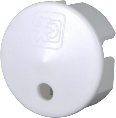 Veiligheidsafdekking voor stopcontact - 5 stuks, wit