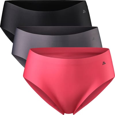 DANISH ENDURANCE Naadloze Hipsters voor Dames - Sporten & Iedere dag - 3-pack - Meerkleurig - Maat S