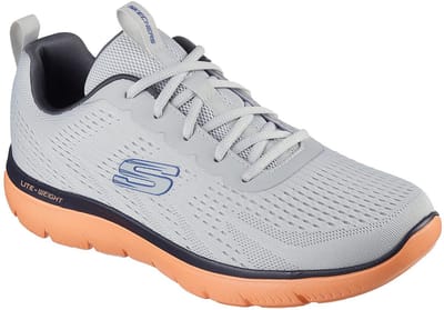 Skechers SUMMITS - TORRE sneakers herenschoenen 232395 GYOR grijs/oranje