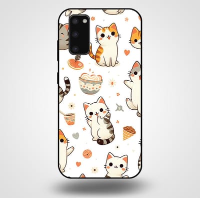Smartphonica Telefoonhoesje voor Samsung Galaxy S20 met katten opdruk - TPU backcover case katten design geschikt voor Samsung Galaxy S20