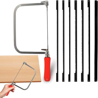 8-delige Handgereedschapset voor Houtbewerking: Rechte en Gebogen Zaagsneden