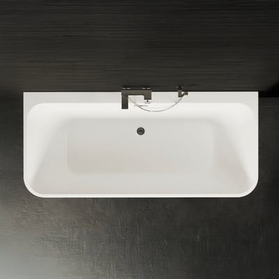 SPALINA - Vrijstaand bad - Mint 160 blanche, 160 x75 x57 cm, Wit