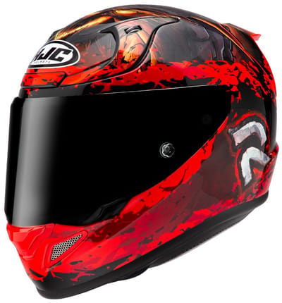 HJC RPHA 12 Diablo Blizzard Zwart Rood Integraalhelm - Helm