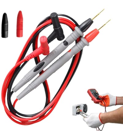 Stroomsensor Multimeter - Meetsonde - Nauwkeurig Meten - Plug-and-Play - 20A 1000V - Zwart/Rood
