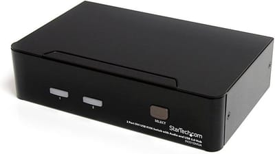 StarTech 2-poort DVI USB KVM-switch met Audio en USB 2.0-hub