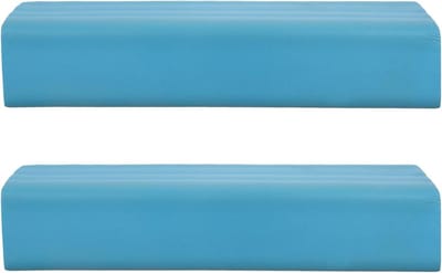Crash Pads Set - Gewichtsschijf Beschermers - Vloer Beschermen - Geluidsdempend - 42x12x9cm - Hemelsblauw