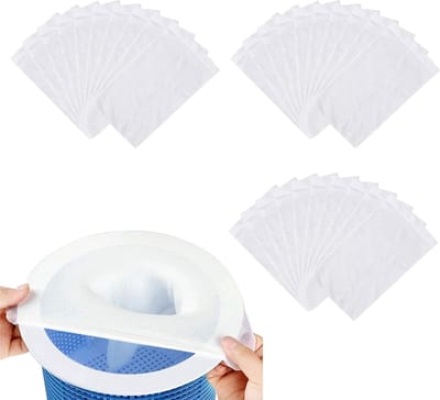 Dailygoods- Skimmer Sokken 30 Stuks - Zwembad Sokken - Filter voor Skimmer - Verwijdert Bladeren/Pollen - Schuim/Slib - Geschikt voor Zwembad - Zwembadfilter